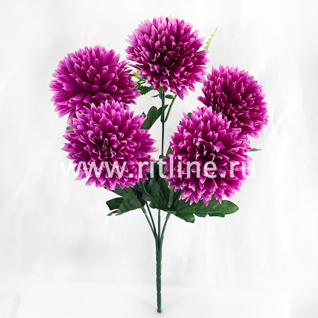 Букет хризантем, 5г., выс. 34 см, цв. микс FITTONE