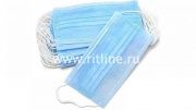 Маска медицинская трёхслойная (17,5х9,5)
