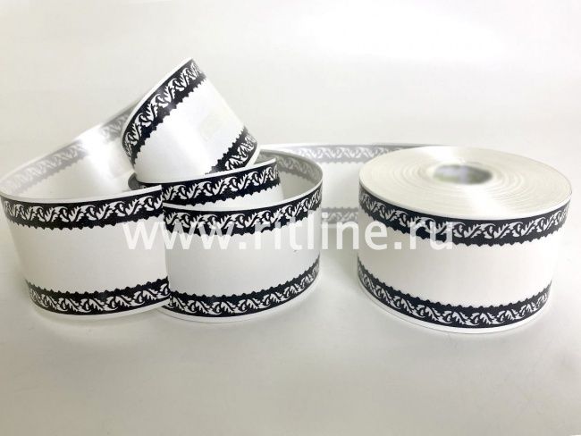 Лента с дубками по краям, 5см х 50ярд FITTONE