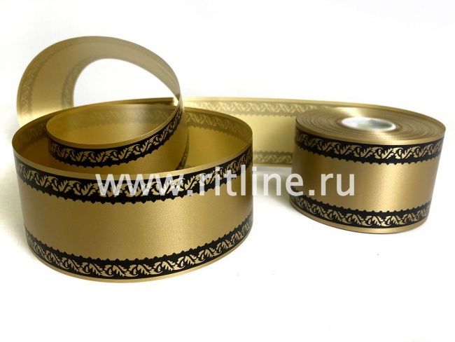 Лента с дубками по краям, 5см х 50ярд FITTONE