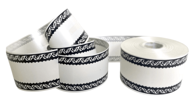 Лента с дубками по краям, 5см х 50ярд FITTONE