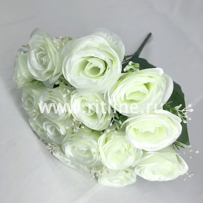 Букет роз с зеленью "FITTONE", 15г., выс. 40см, цв.микс Букет роз с зеленью "FITTONE", 15г., выс. 40см, цв.микс