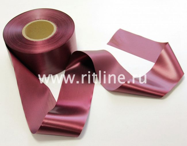Лента (сатиновая) для термопринтера, 8 см х 200 м FITTONE