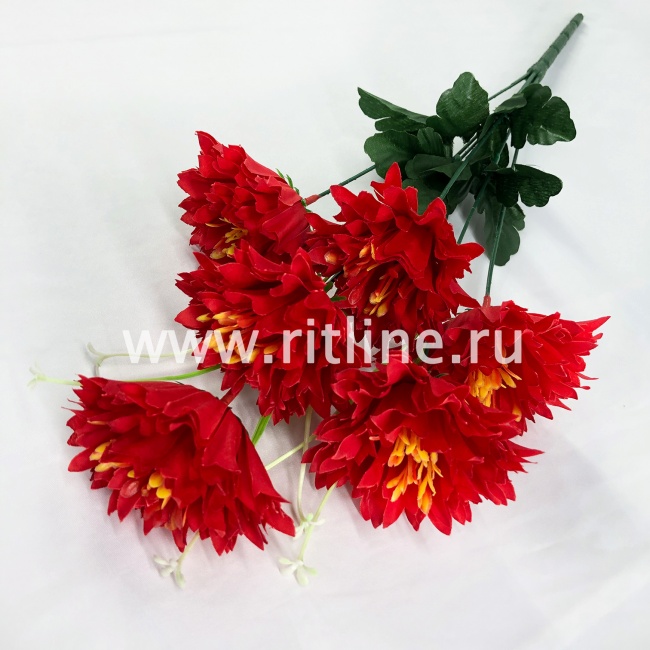 Букет георгинов "FITTONE", 6г., выс. 45см, цв.микс Букет георгинов "FITTONE", 6г., выс. 45см, цв.микс