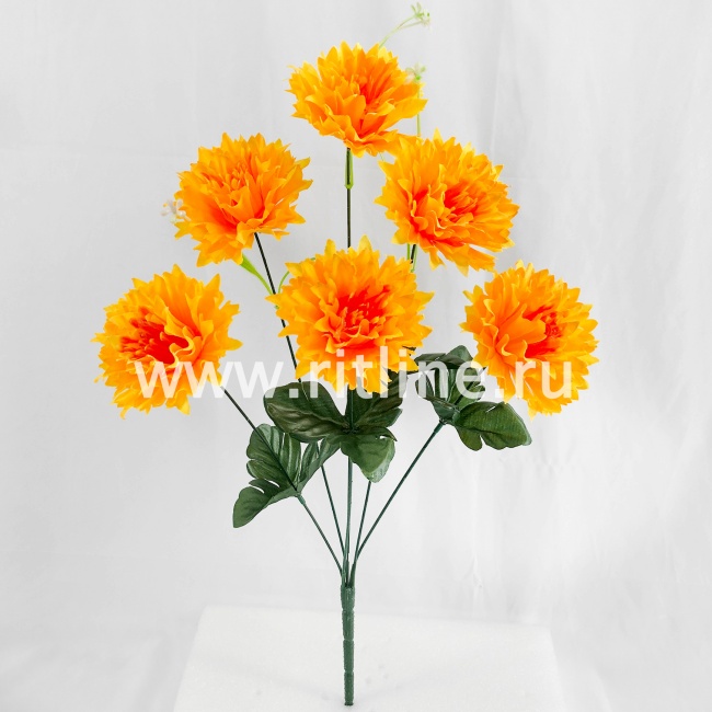 Букет георгинов "FITTONE", 6г., выс. 45см, цв.микс Букет георгинов "FITTONE", 6г., выс. 45см, цв.микс