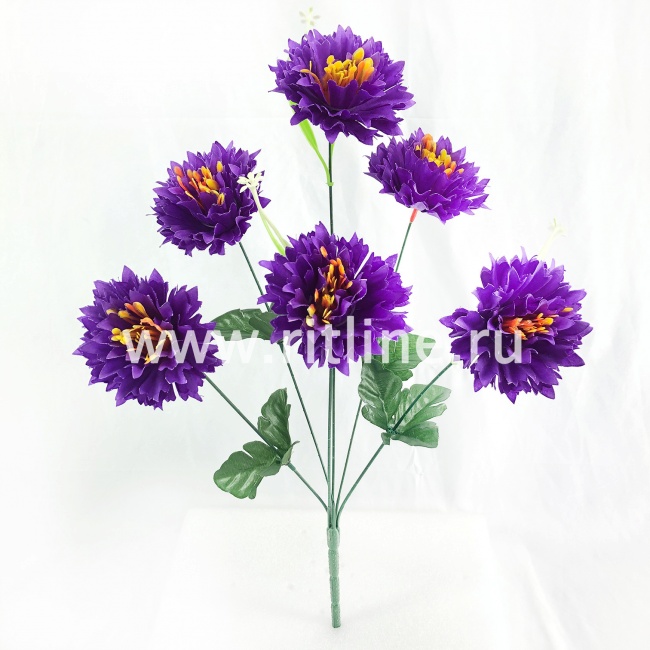 Букет георгинов "FITTONE", 6г., выс. 45см, цв.микс Букет георгинов "FITTONE", 6г., выс. 45см, цв.микс