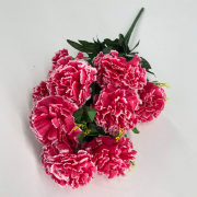 Букет гвоздика "FITTONE", 9г., выс. 59см, шелк, цв.микс